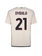 Moški Nogometna dresi replika AS Roma Paulo Dybala #21 Gostujoči 2023-24 Kratek rokav